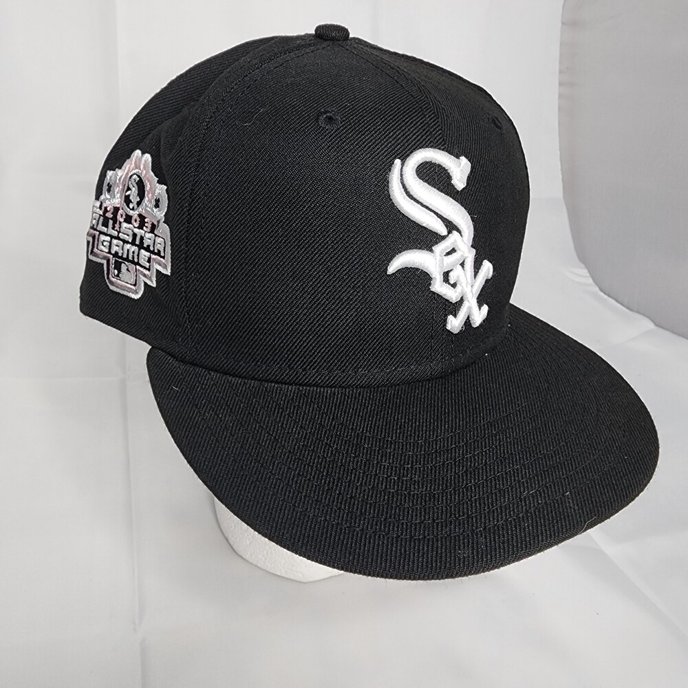 New Era 59Fifty Chicago White Sox 2003 All Star Side Patch Pink UV 7 1/2 VTG Y2K